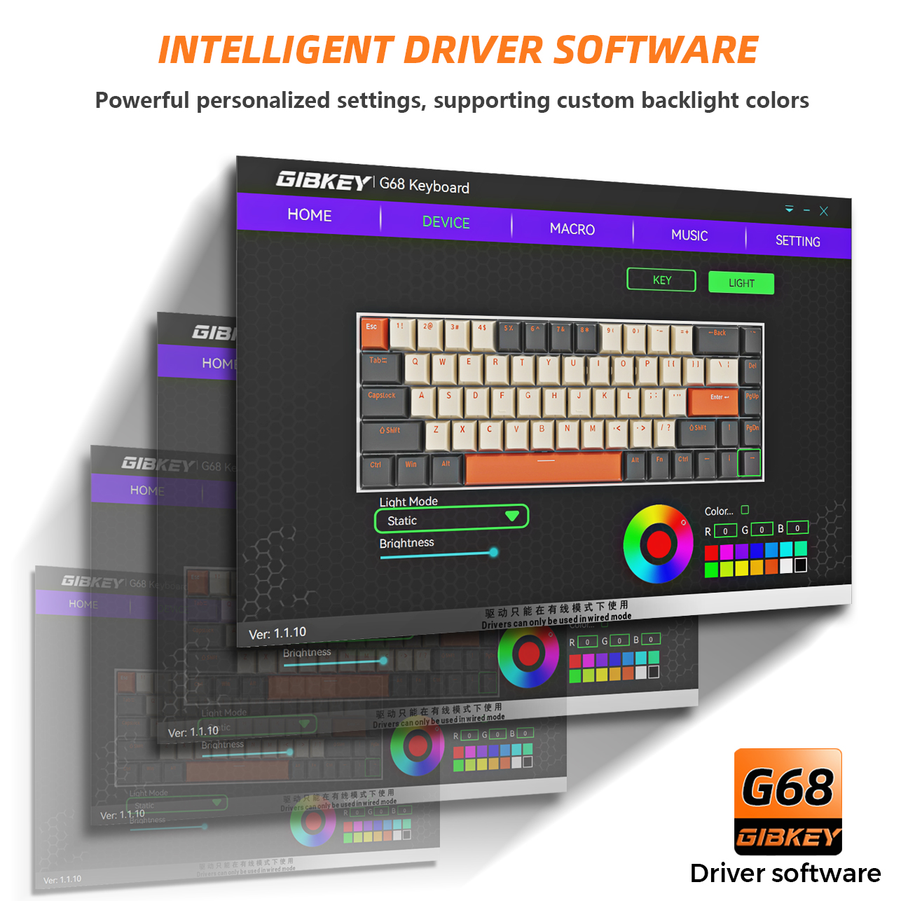 G68 Gaming Mechanical keyboard - Gaming Keyboard Mini Mechanical ulasan dan harga