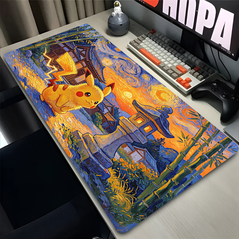 Mouse Pad Pokemon Pikachus Rub - Gaming Keyboard En Mouse ulasan dan harga