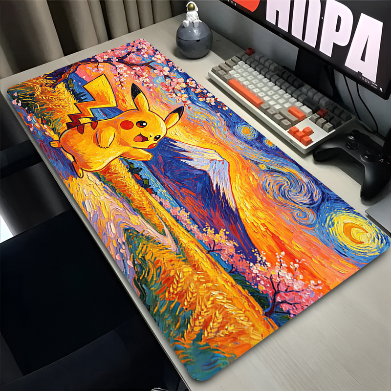 Mouse Pad Pokemon Pikachus Rub - Gaming Keyboard En Mouse ulasan dan harga