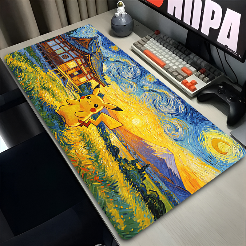 Mouse Pad Pokemon Pikachus Rub - Gaming Keyboard En Mouse ulasan dan harga