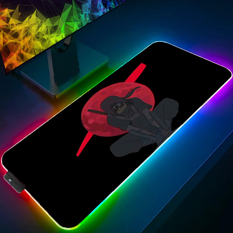 RGB Large Mouse Pad Backlight  - Gaming Keyboard No Rgb ulasan dan harga