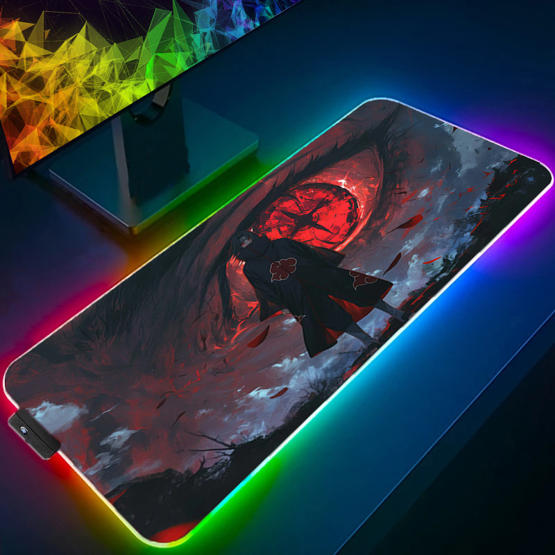 RGB Large Mouse Pad Backlight  - Gaming Keyboard No Rgb ulasan dan harga