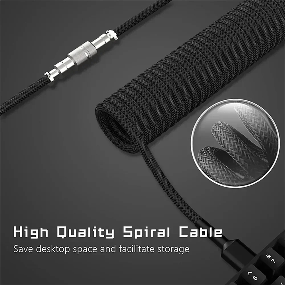 Mechanical Keyboard Coiled Cab - Gaming Keyboard Types ulasan dan harga