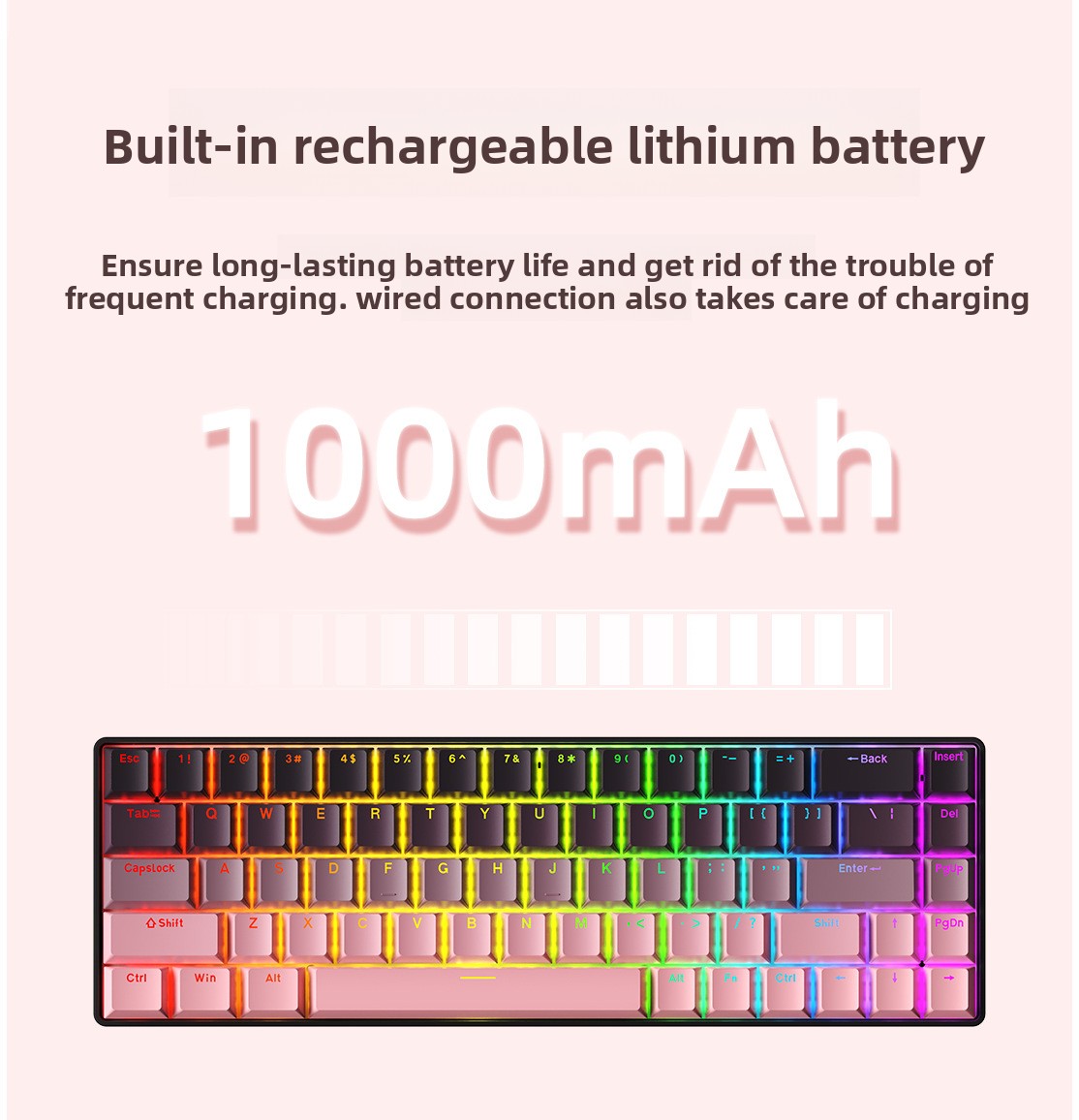 Mechanical keyboard RGB teclad - Gaming Keyboard Mobile ulasan dan harga