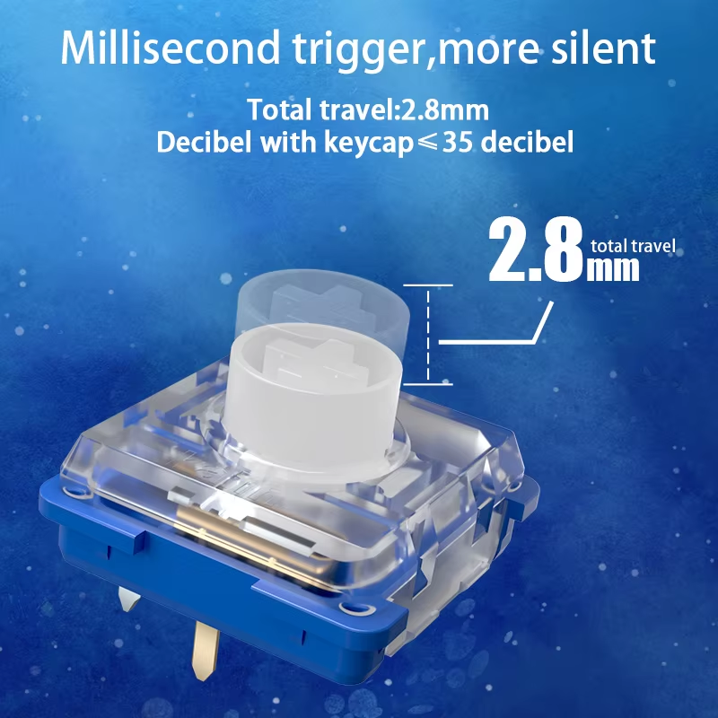 Kailh Deep Sea Silent Mini Hit - Gaming Keyboard No Rgb ulasan dan harga
