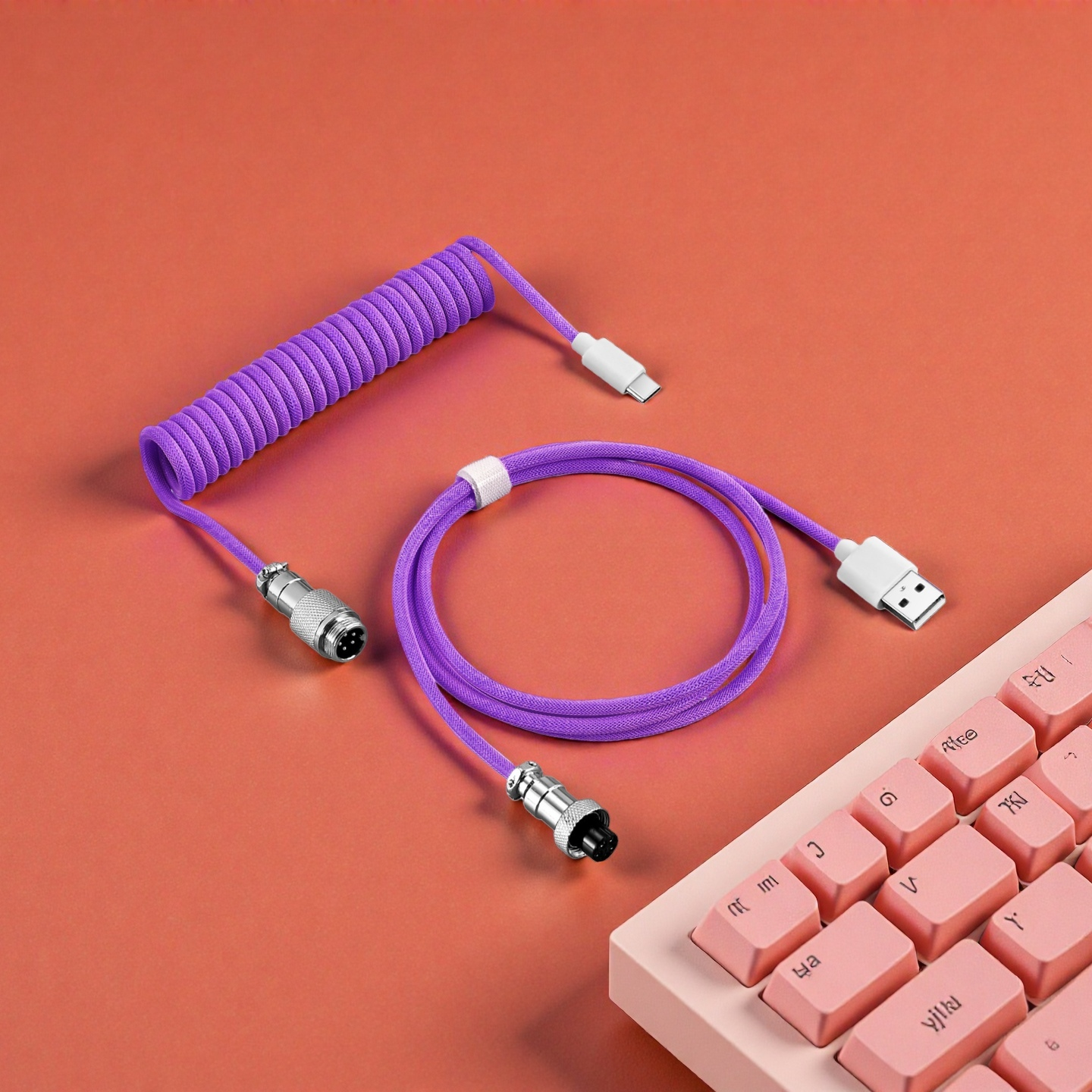 Type C USB aviator coiling cab - Gaming Keyboard Extension ulasan dan harga