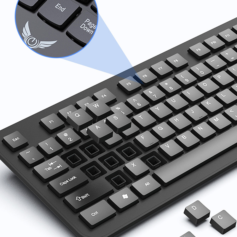 2.4G Wireless Keyboard Mouse S - Gaming Keyboard Bundle ulasan dan harga