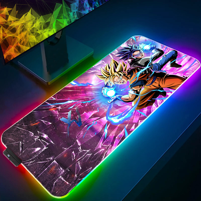 LED Mouse pad Dragon Ball Comp - Gaming Keyboard En Mouse ulasan dan harga
