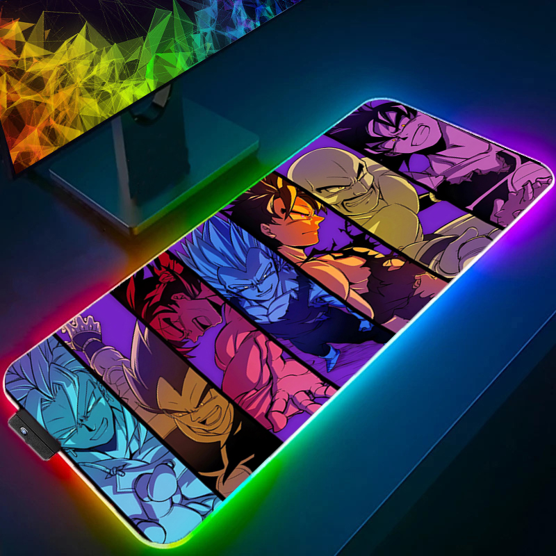 LED Mouse pad Dragon Ball Comp - Gaming Keyboard En Mouse ulasan dan harga
