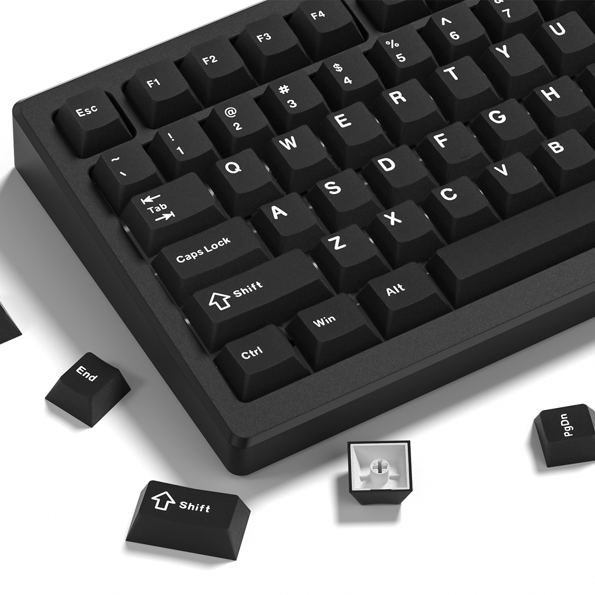 2026 New 133+ Keys Retro Black - Keyboard Gaming Black ulasan dan harga