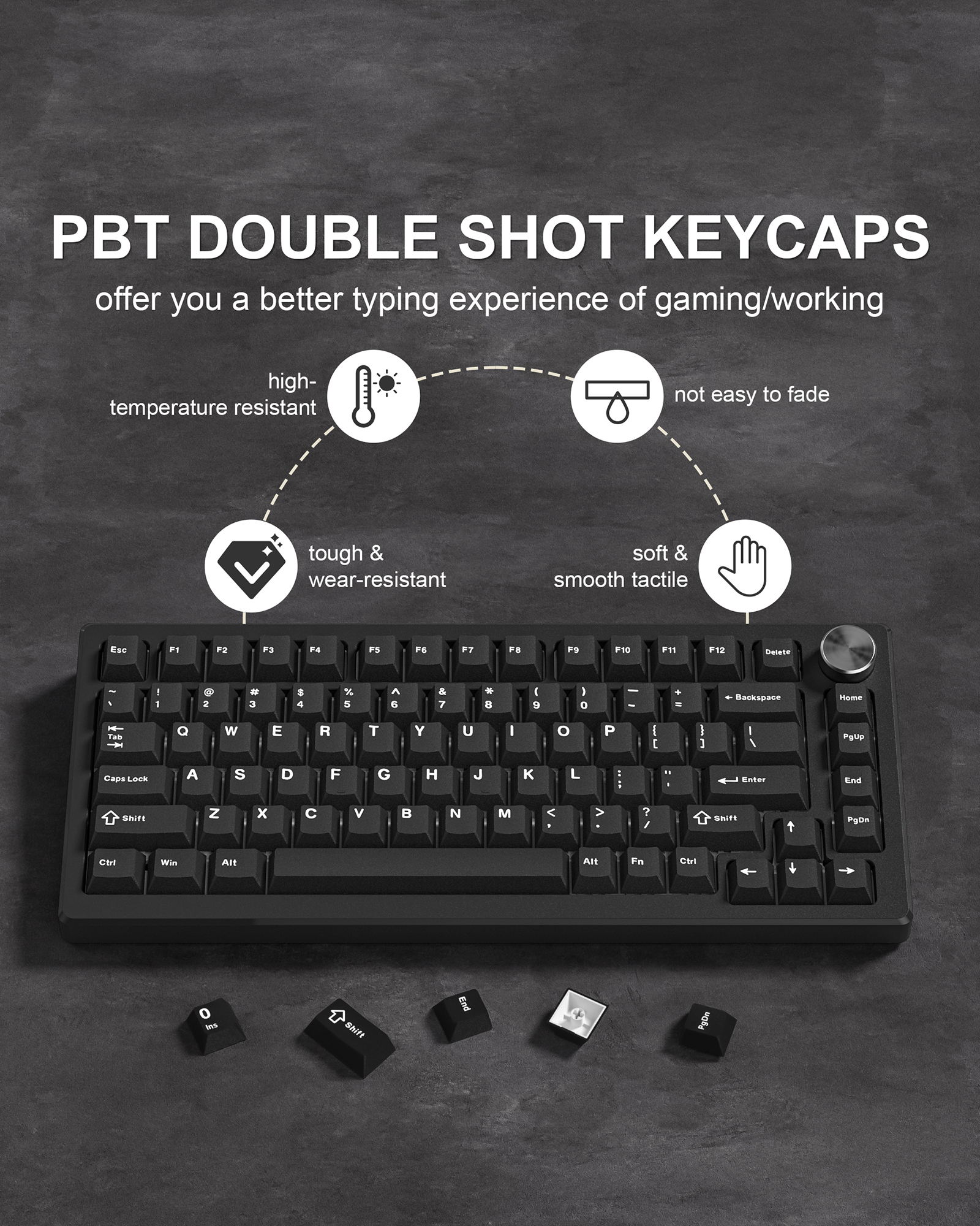 2026 New 133+ Keys Retro Black - Keyboard Gaming Black ulasan dan harga