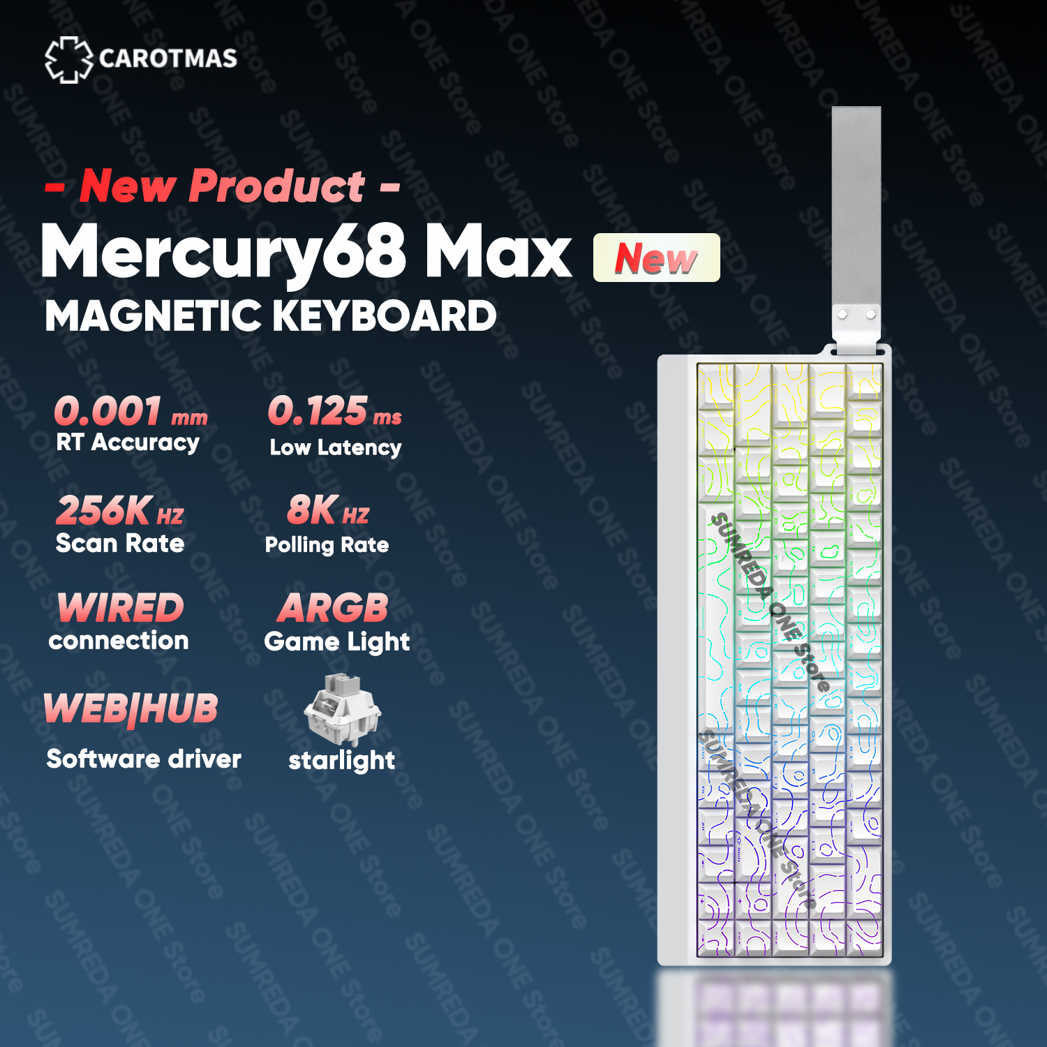 NEW IROK Mercury68 PRO MAX RT0 - Gaming Keyboard Mini Mechanical ulasan dan harga