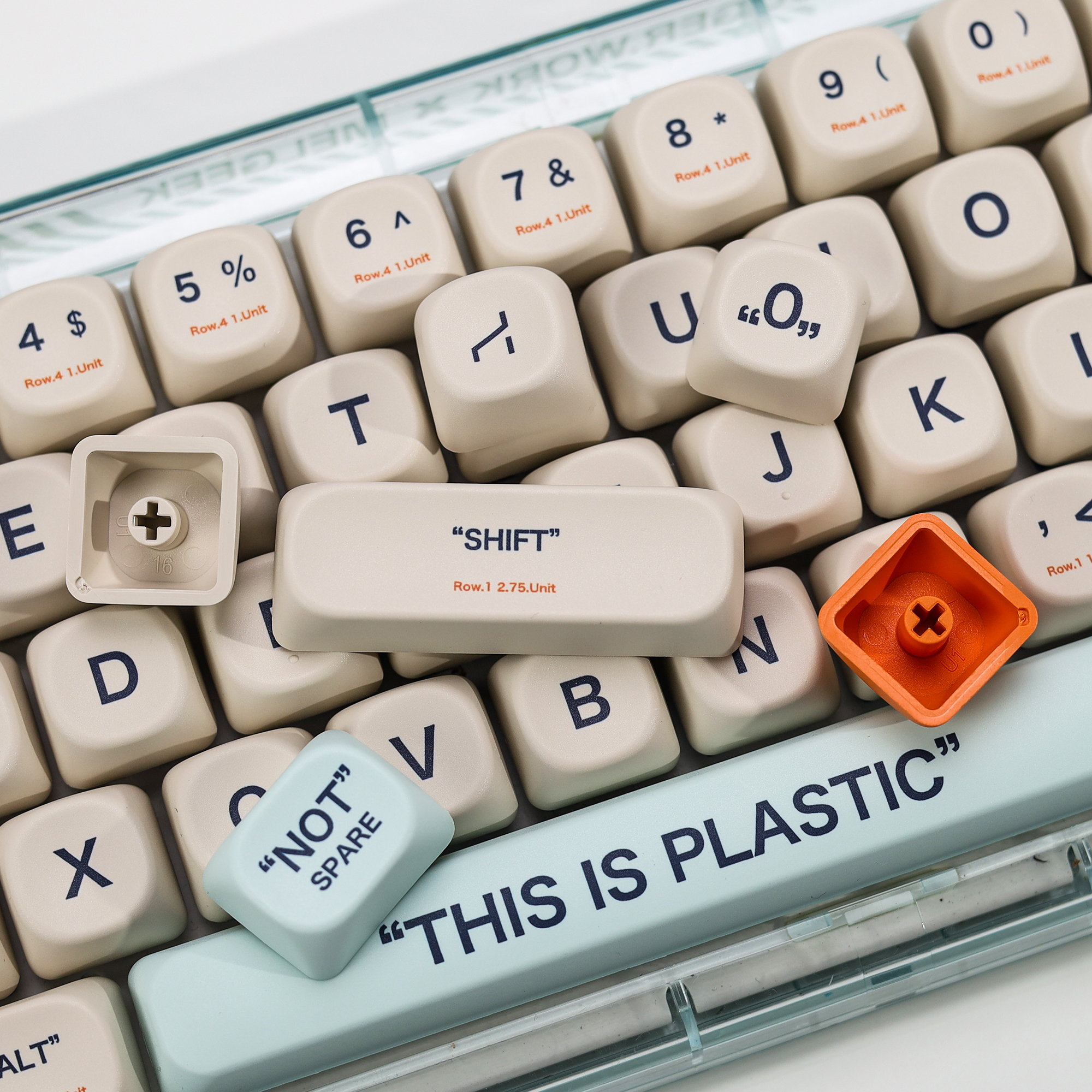 KBDiy KOA Profile Retro Plasti - Gaming Keyboard No Number Pad ulasan dan harga