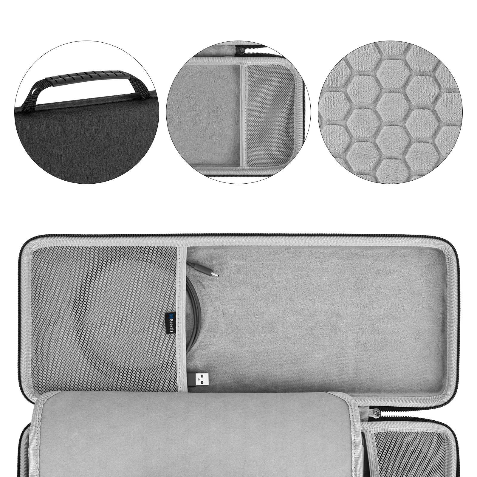 Geekria Keyboard Case for 84-K - Gaming Keyboard Mechanical Wireless ulasan dan harga