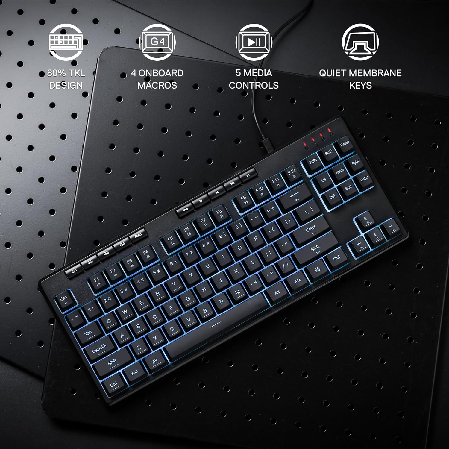 Redragon K516 Shiva TKL Wired  - Gaming Keyboard Tkl ulasan dan harga