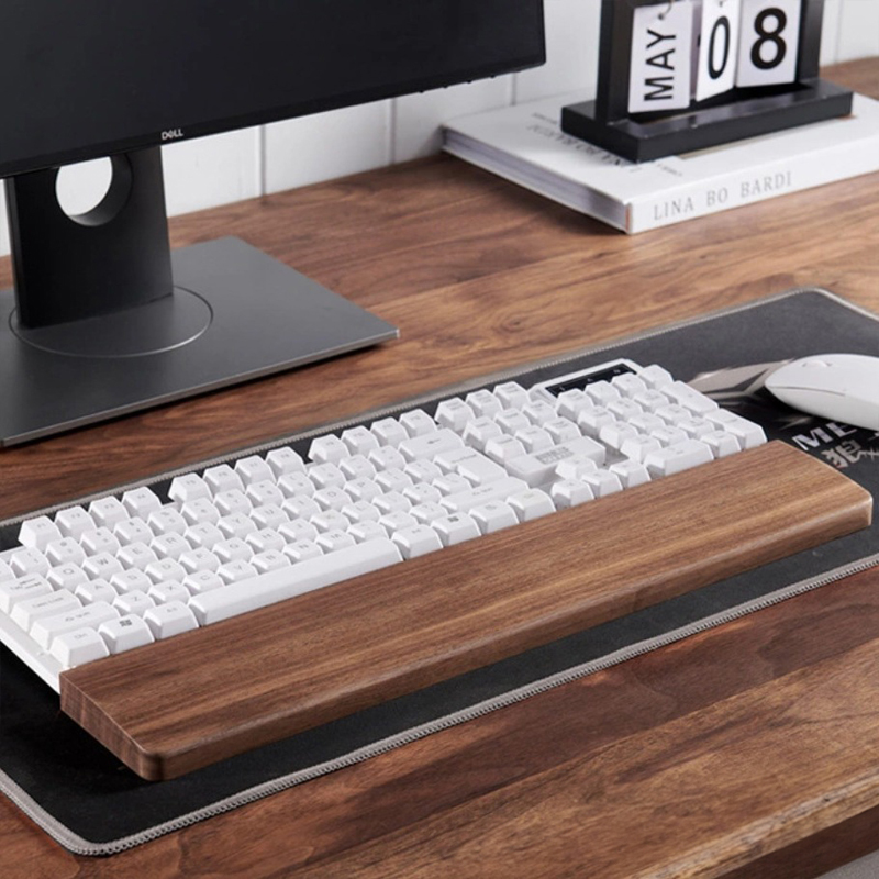 Solid Wood Keyboard Bracket Ha - Wrist Rest Wood ulasan dan harga