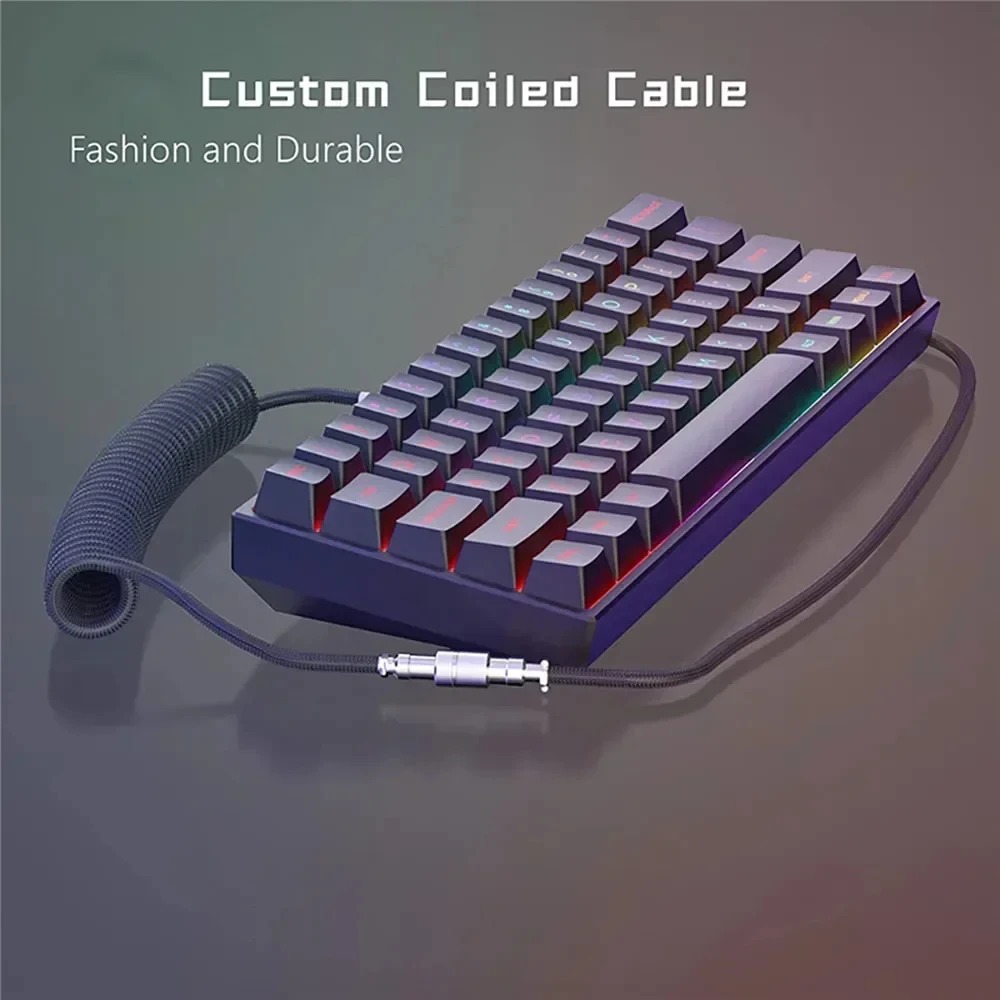 Aviator Coiled Keyboard Cable, - Gaming Keyboard Types ulasan dan harga