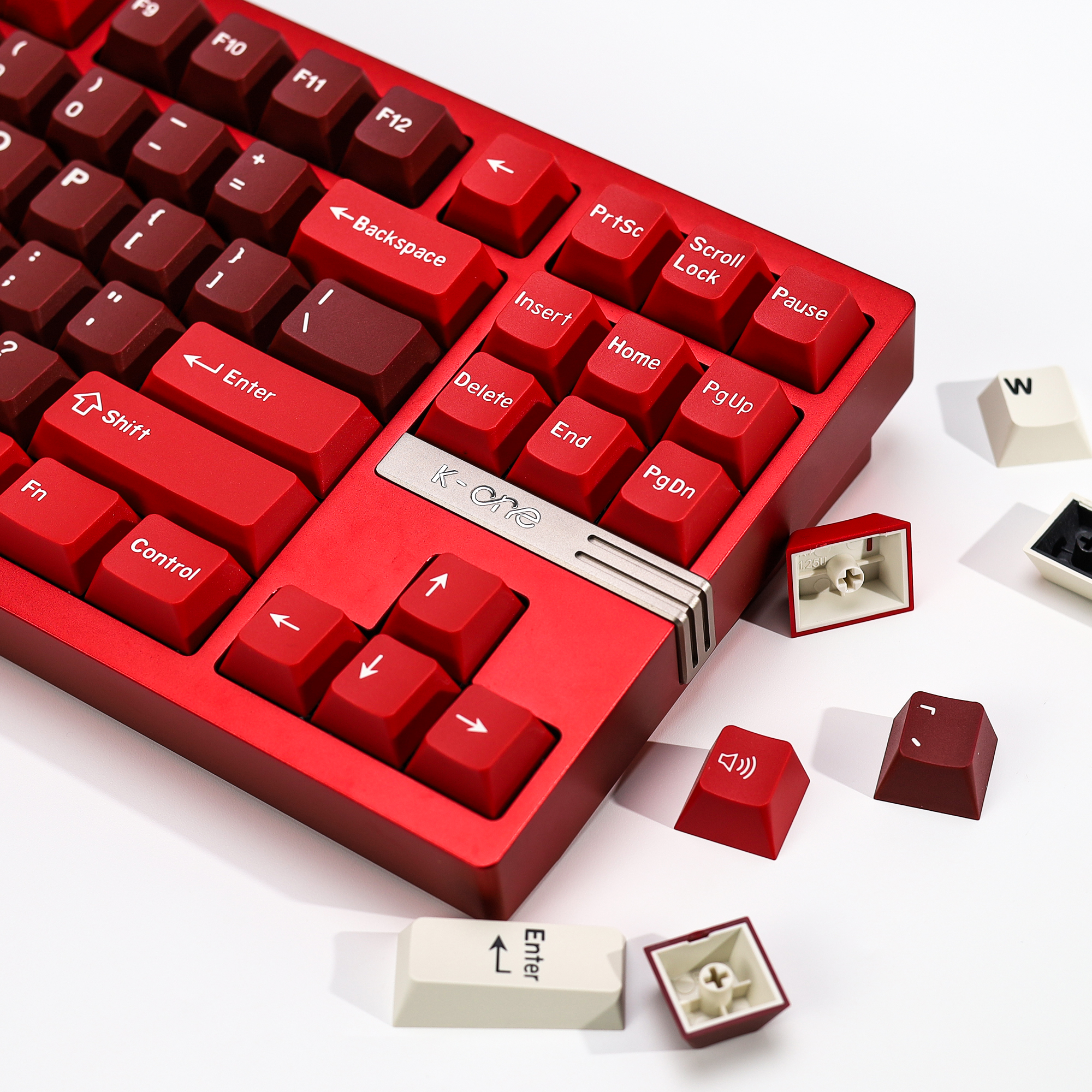 KBDiy GMK Jamon Keycap Red Ret - Gaming Keyboard No Number Pad ulasan dan harga