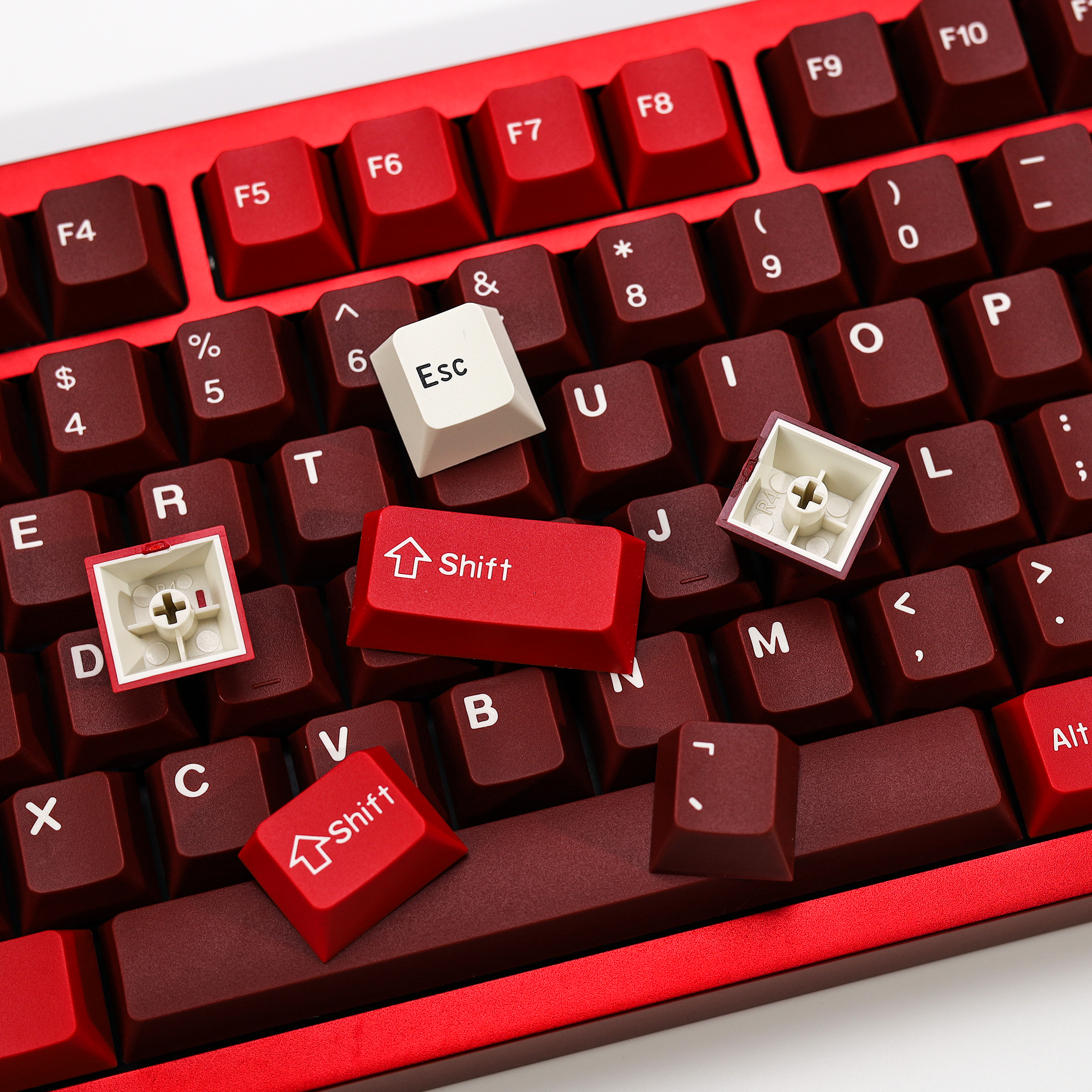 KBDiy GMK Jamon Keycap Red Ret - Gaming Keyboard No Number Pad ulasan dan harga