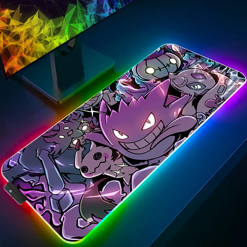 RGB Mouse Pad Pokemon Pikachu  - Gaming Keyboard No Rgb ulasan dan harga