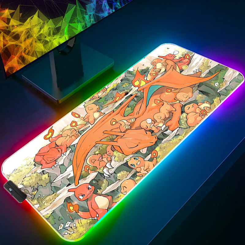 RGB Mouse Pad Pokemon Pikachu  - Gaming Keyboard No Rgb ulasan dan harga