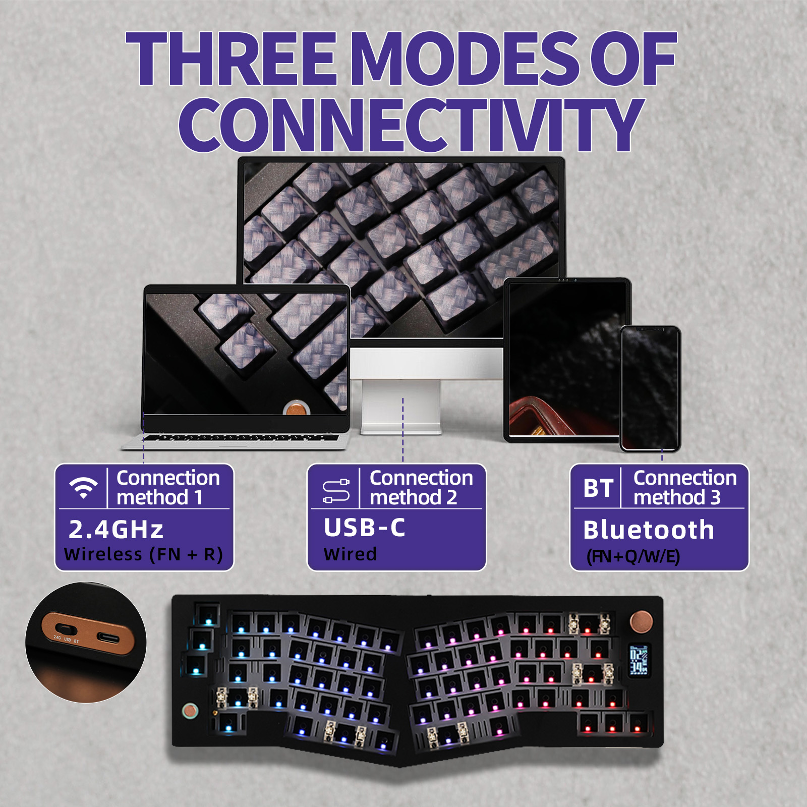 CIDOO ABM066 Barebones Kit Ali - Gaming Keyboard Tkl ulasan dan harga