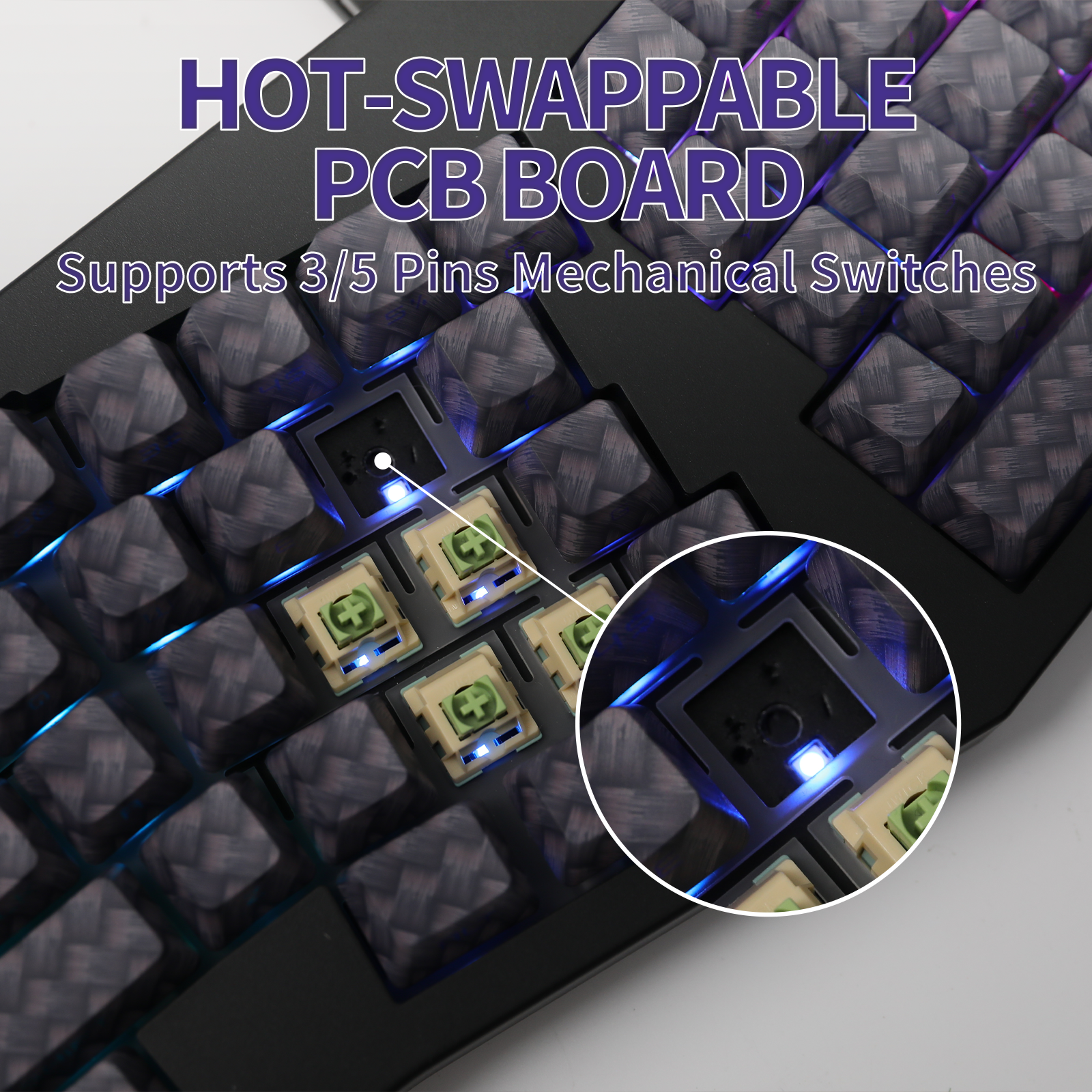 CIDOO ABM066 Barebones Kit Ali - Gaming Keyboard Tkl ulasan dan harga