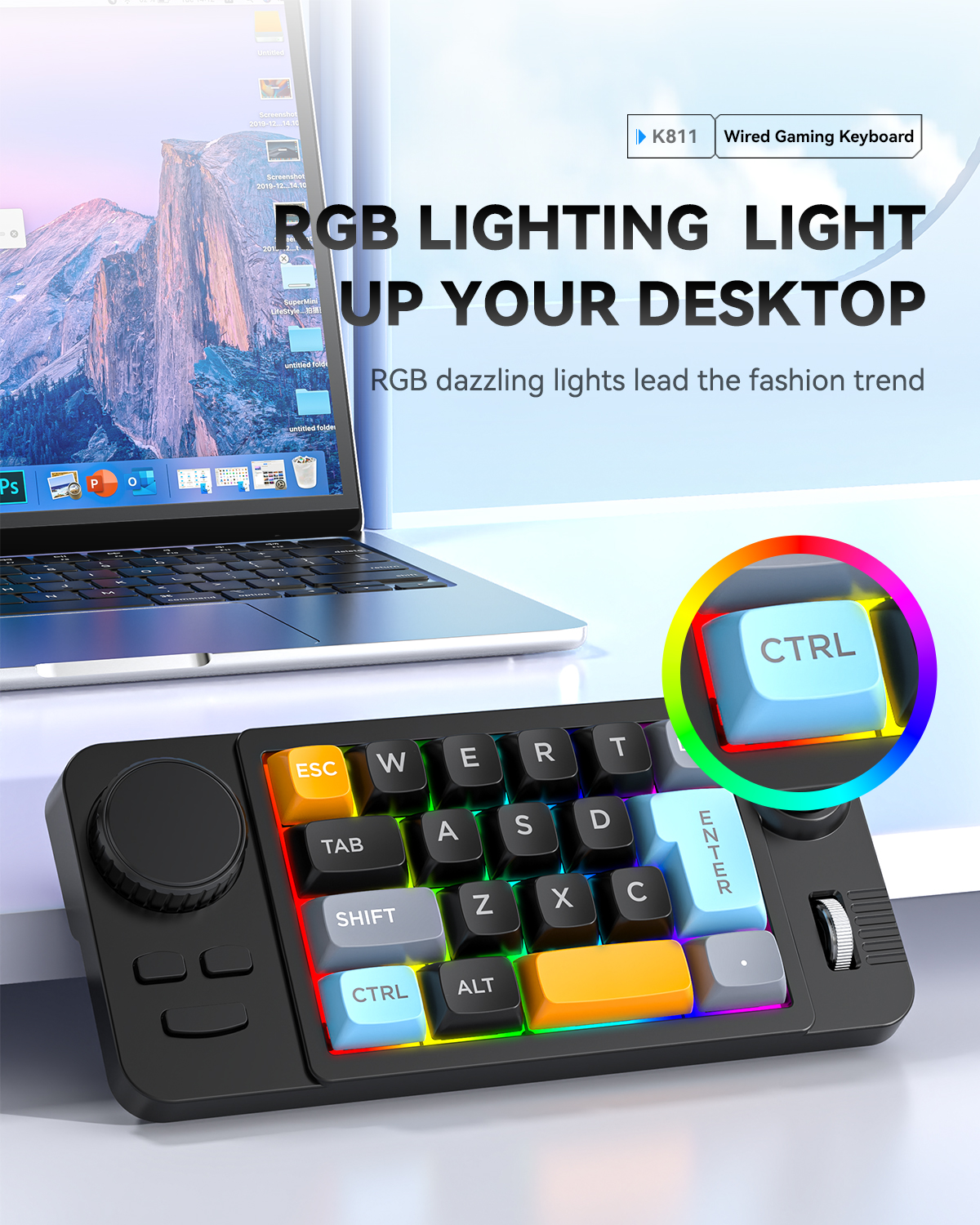 RGB Hot Swap Wired Mechanical  - Gaming Keyboard No Rgb ulasan dan harga