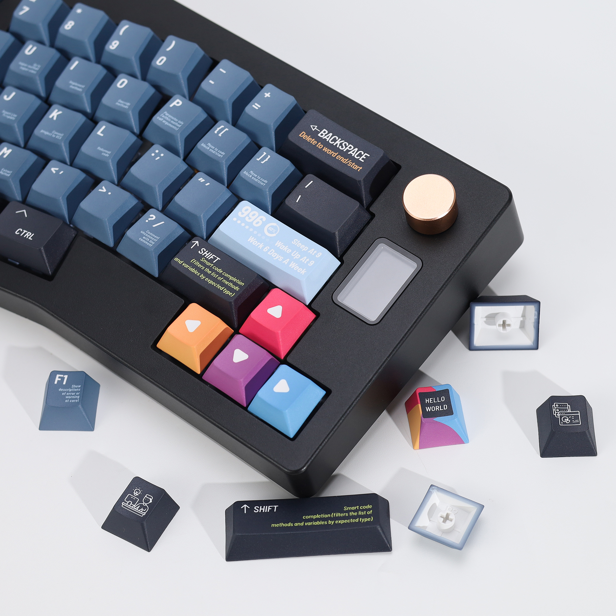 KBDiy Black Programmer Keycap  - Keyboard Gaming Black ulasan dan harga