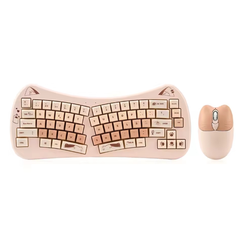 68 Key Cat Ear Mechanical Keyb - Gaming Keyboard Mechanical Wireless ulasan dan harga