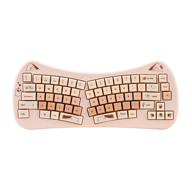68 Key Cat Ear Mechanical Keyb - Gaming Keyboard Mechanical Wireless ulasan dan harga