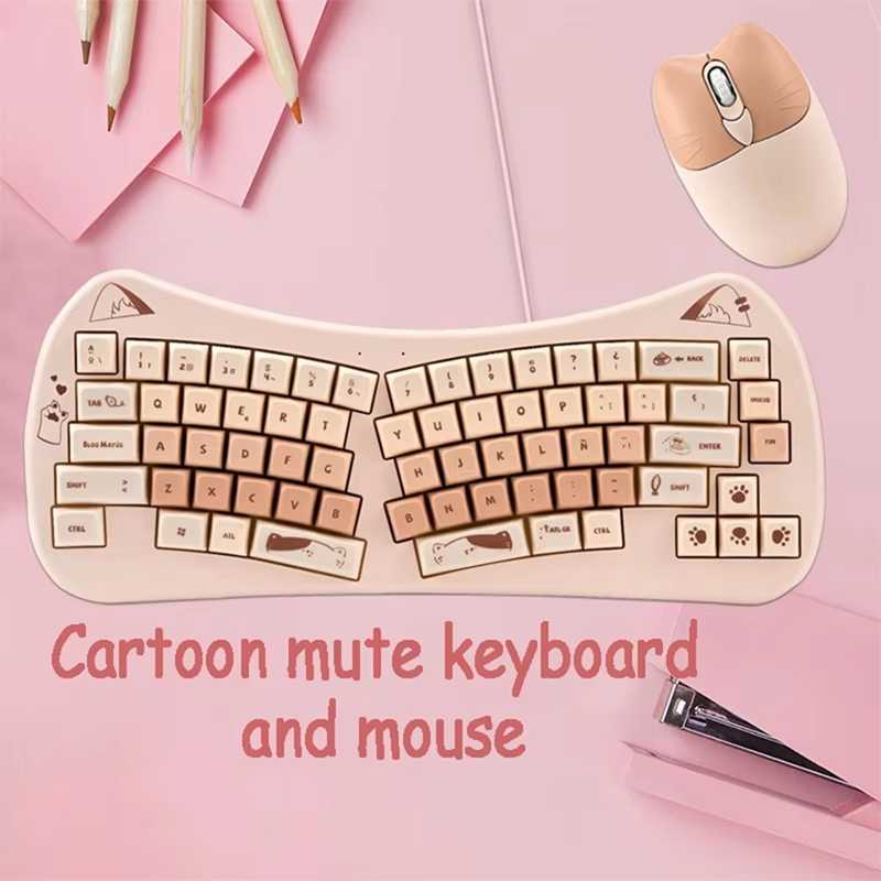 68 Key Cat Ear Mechanical Keyb - Gaming Keyboard Mechanical Wireless ulasan dan harga