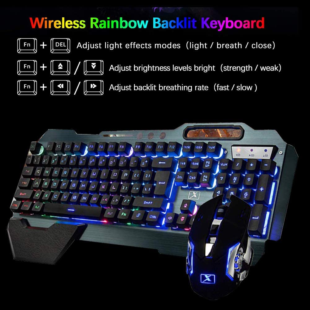 MAMBASNAKE K680 Wireless Recha - Gaming Keyboard And Mouse For Xbox ulasan dan harga