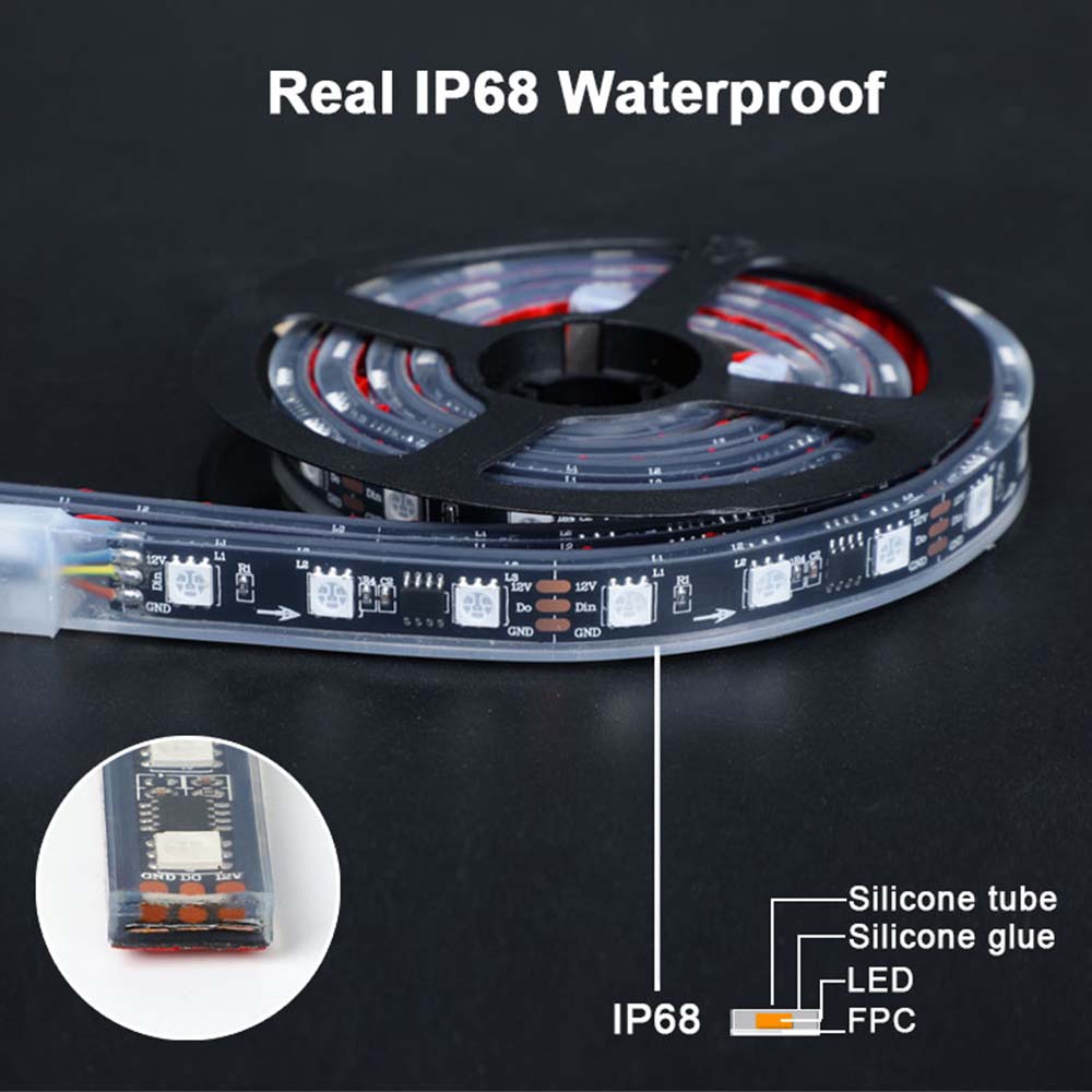3 Years Warranty RGB+IC Car Un - Rgb Underglow Strip ulasan dan harga