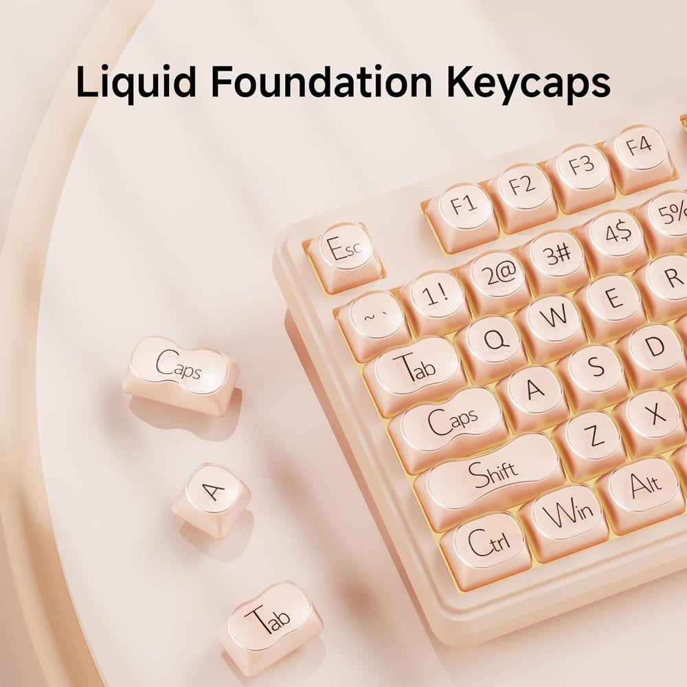 98-Key Creamy Gaming Keyboard  - Gaming Keyboard No Number Pad ulasan dan harga