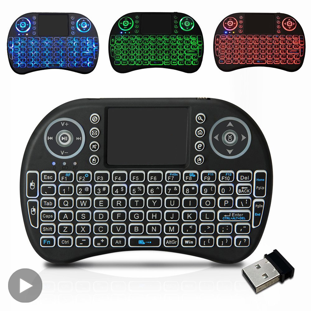 Backlit Mini Wireless Keyboard - Gaming Keyboard Mobile ulasan dan harga