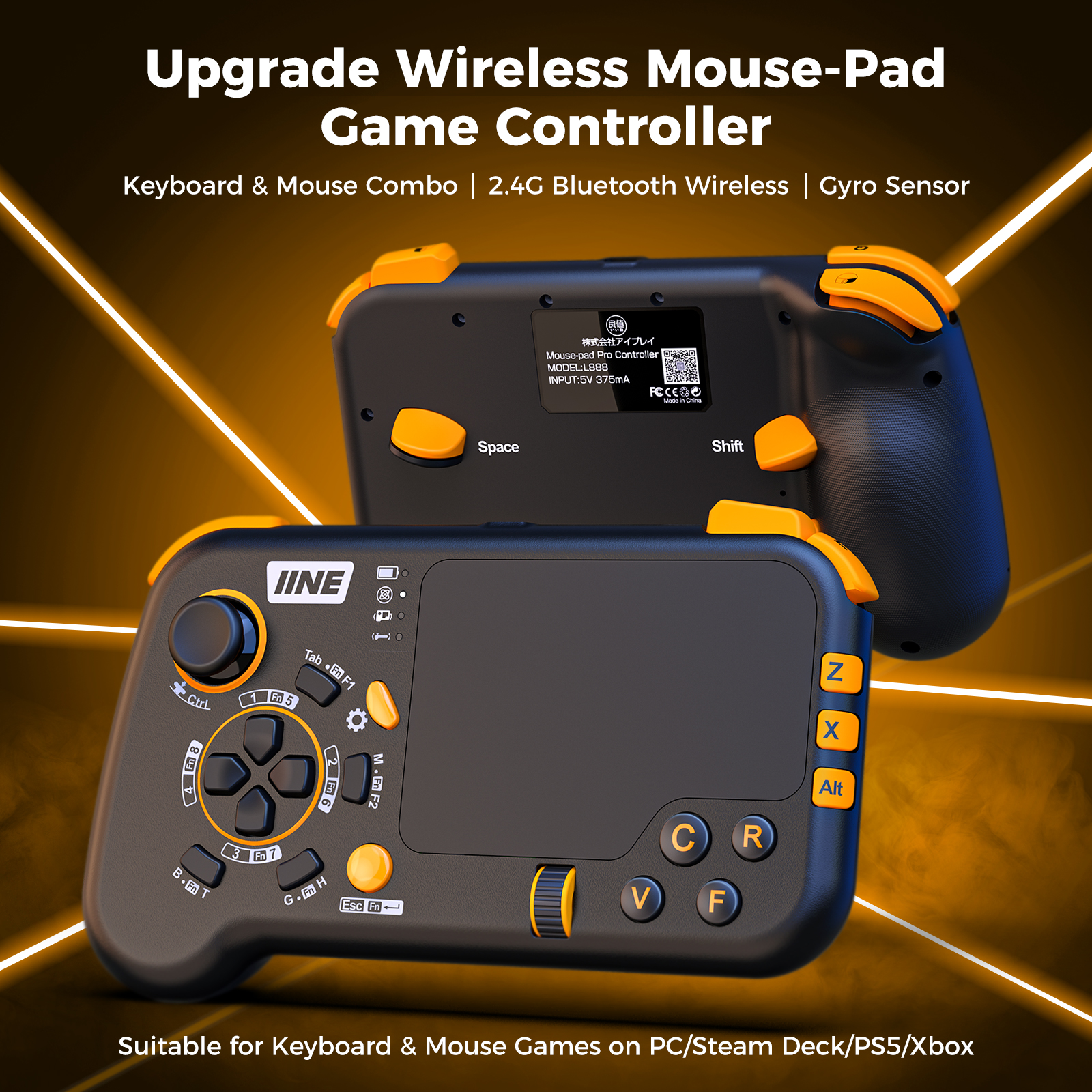 IINE Ungrade Wireless Mouse-Pa - Gaming Keyboard Extension ulasan dan harga