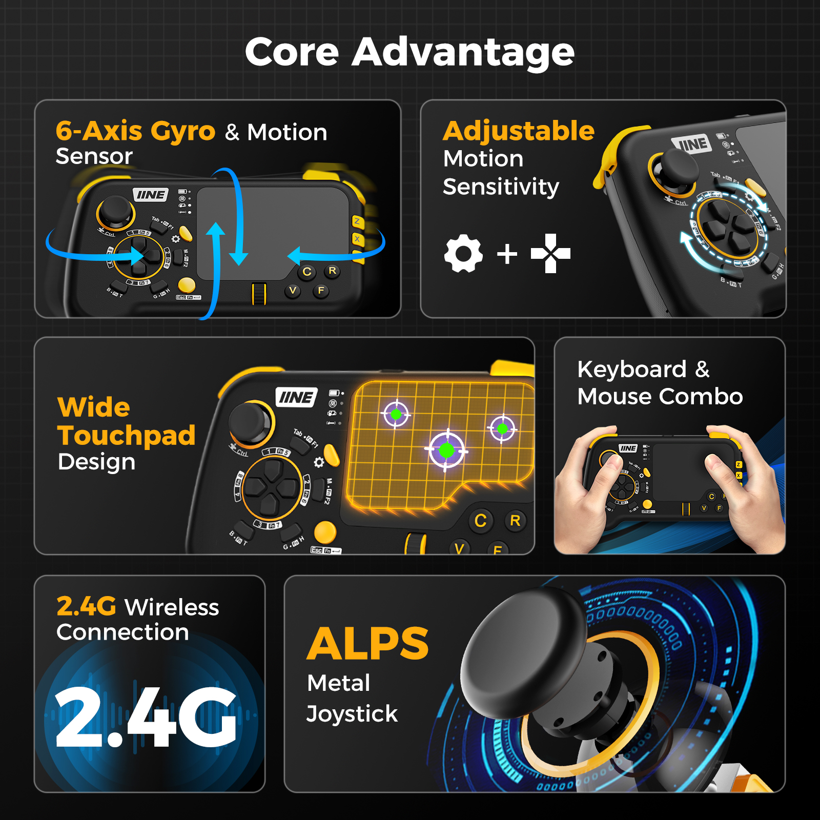 IINE Ungrade Wireless Mouse-Pa - Gaming Keyboard Extension ulasan dan harga