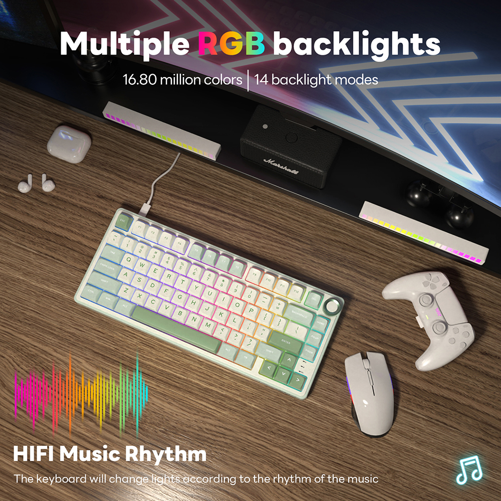 Royal Kludge RK R75 Brazilian  - Gaming Keyboard Mobile ulasan dan harga
