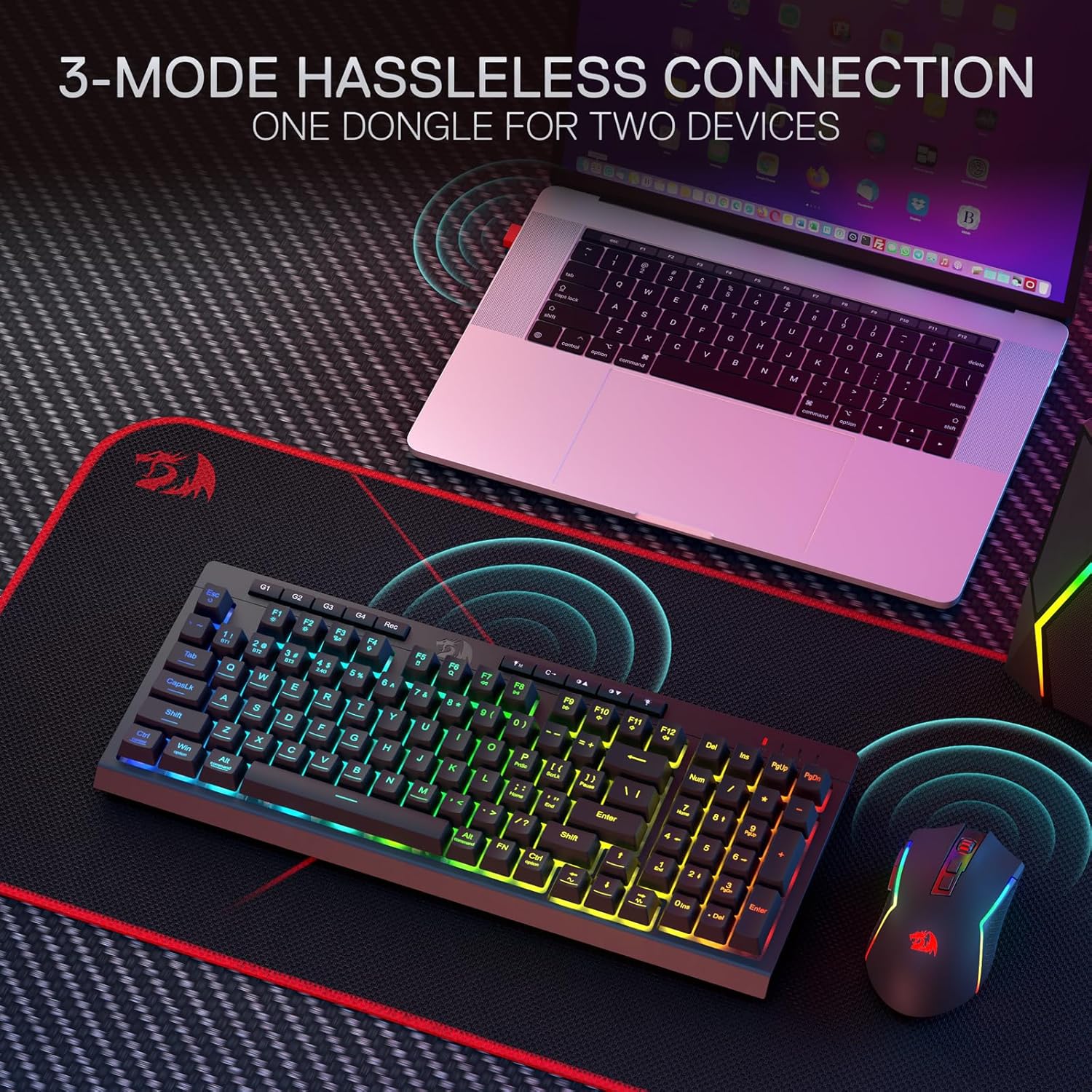 Redragon S142 Wireless Gaming  - Gaming Keyboard Extension ulasan dan harga