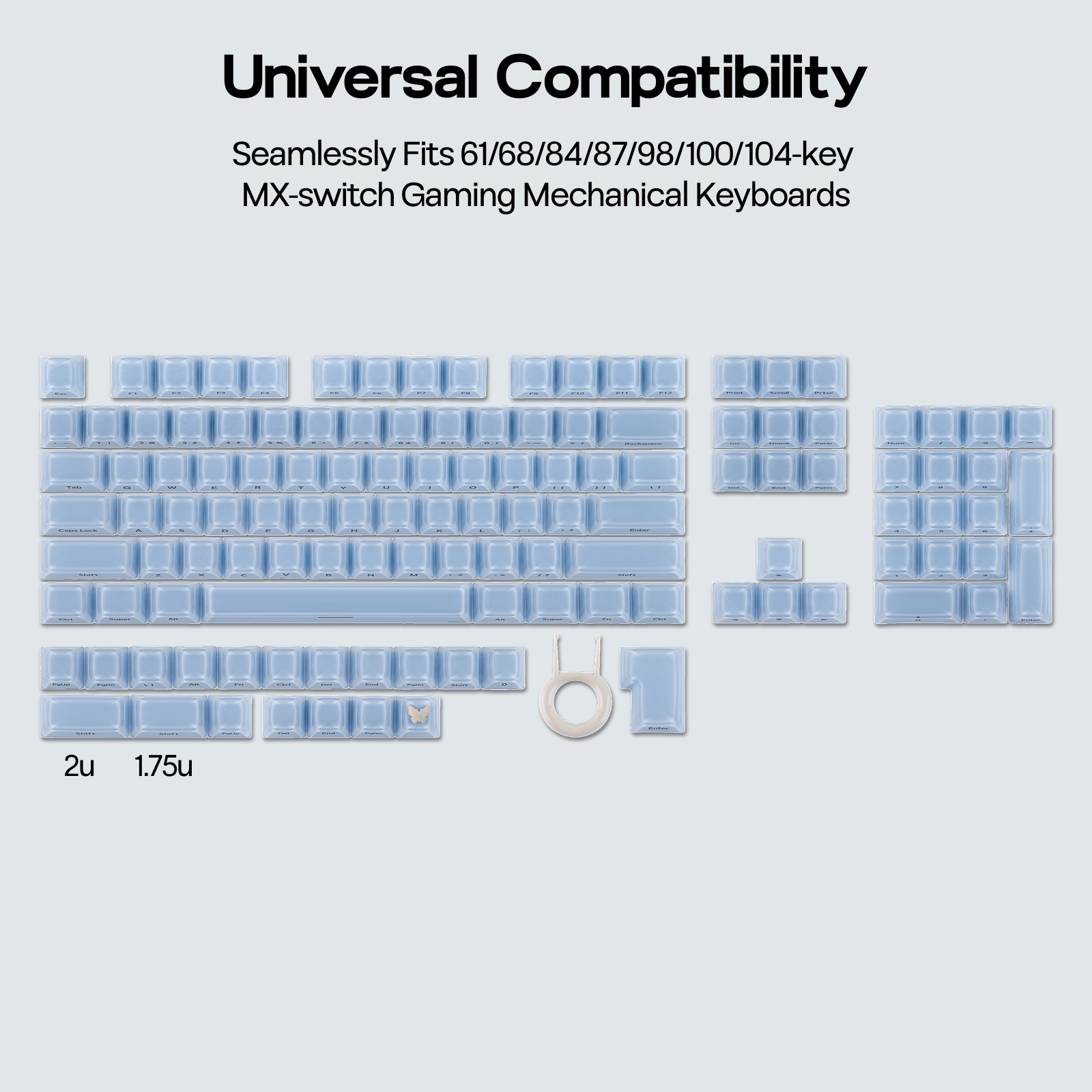 EPOMAKER Lusterfly Jelly Keyca - Gaming Keyboard Mechanical Wireless ulasan dan harga