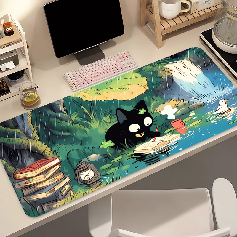 Kawaii Black Cat Silicone Soft - Keyboard Gaming Black ulasan dan harga