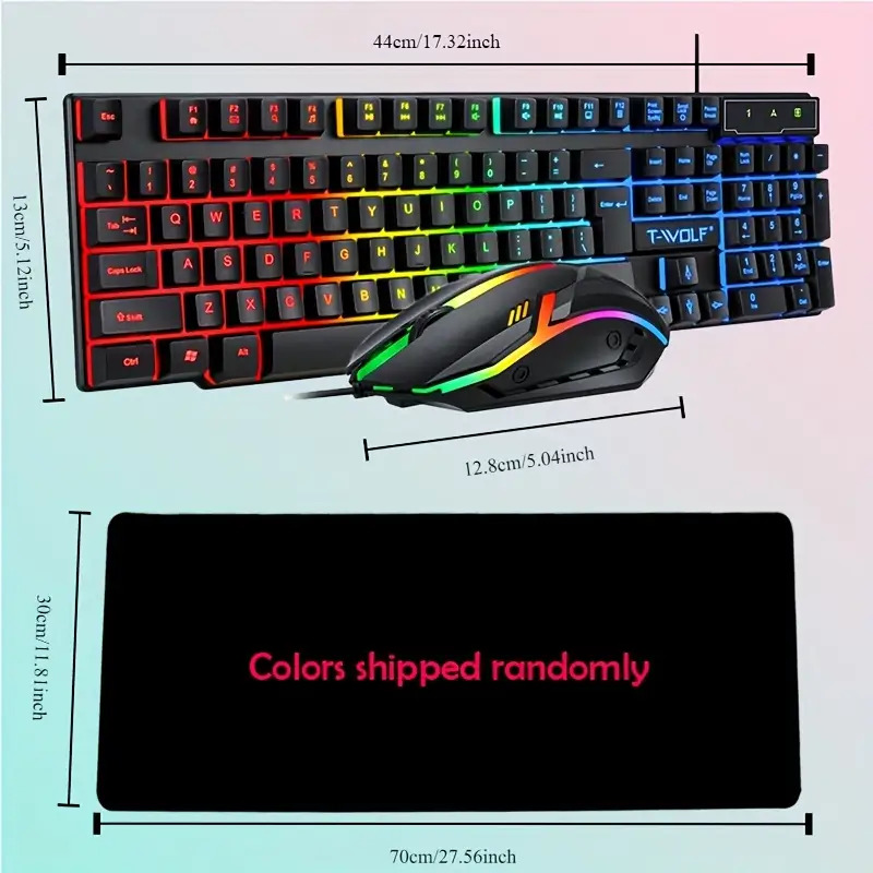 2pcs Black Wired Gaming Keyboa - Gaming Keyboard And Mouse For Xbox ulasan dan harga