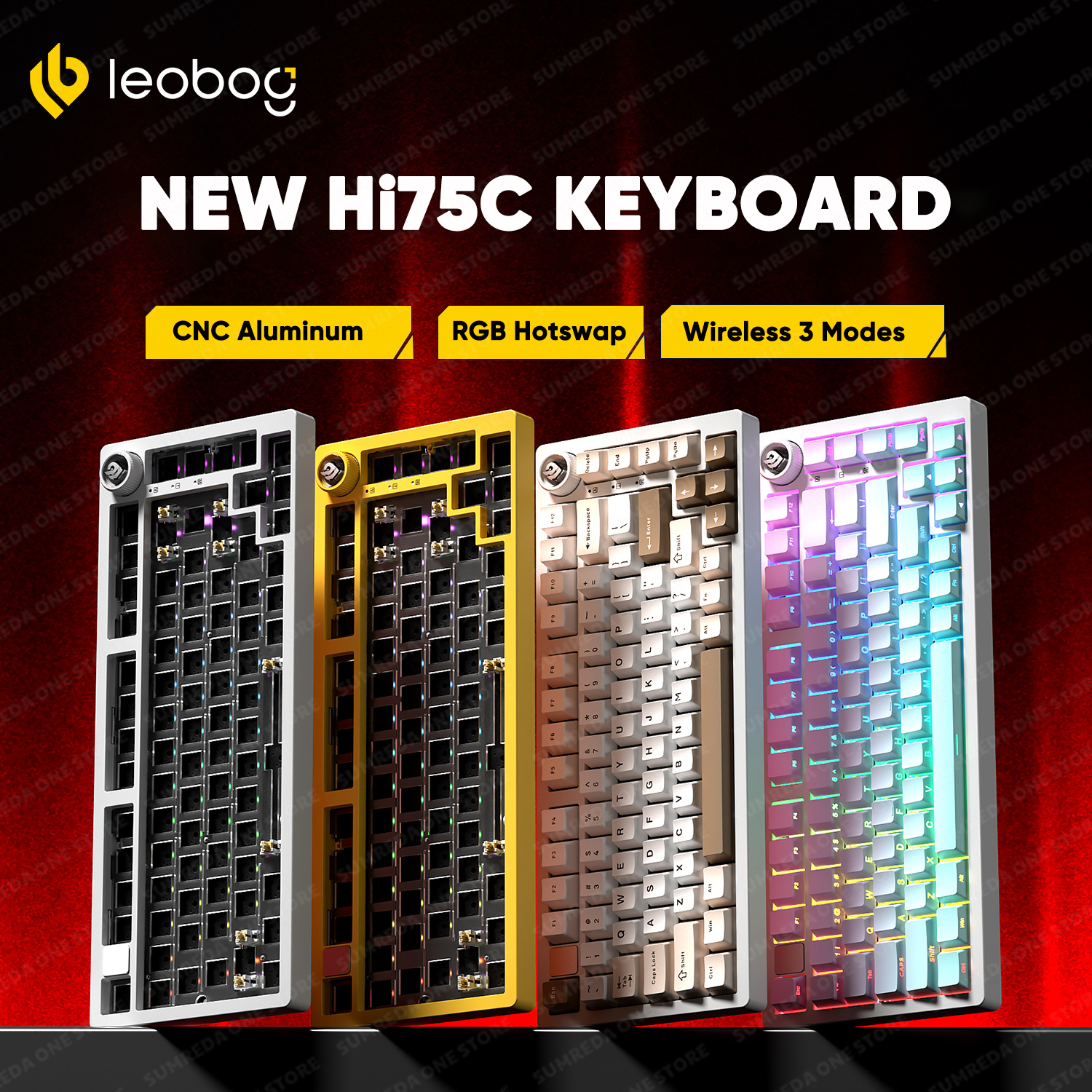 Leobog Hi75C Hi75 Hi75C Pro Al - Gaming Keyboard Extension ulasan dan harga
