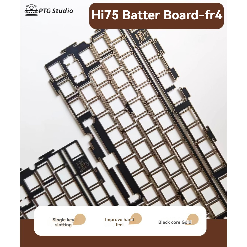 LEOBOG Hi75 Positioning Plate  - Keyboard Gaming Black ulasan dan harga