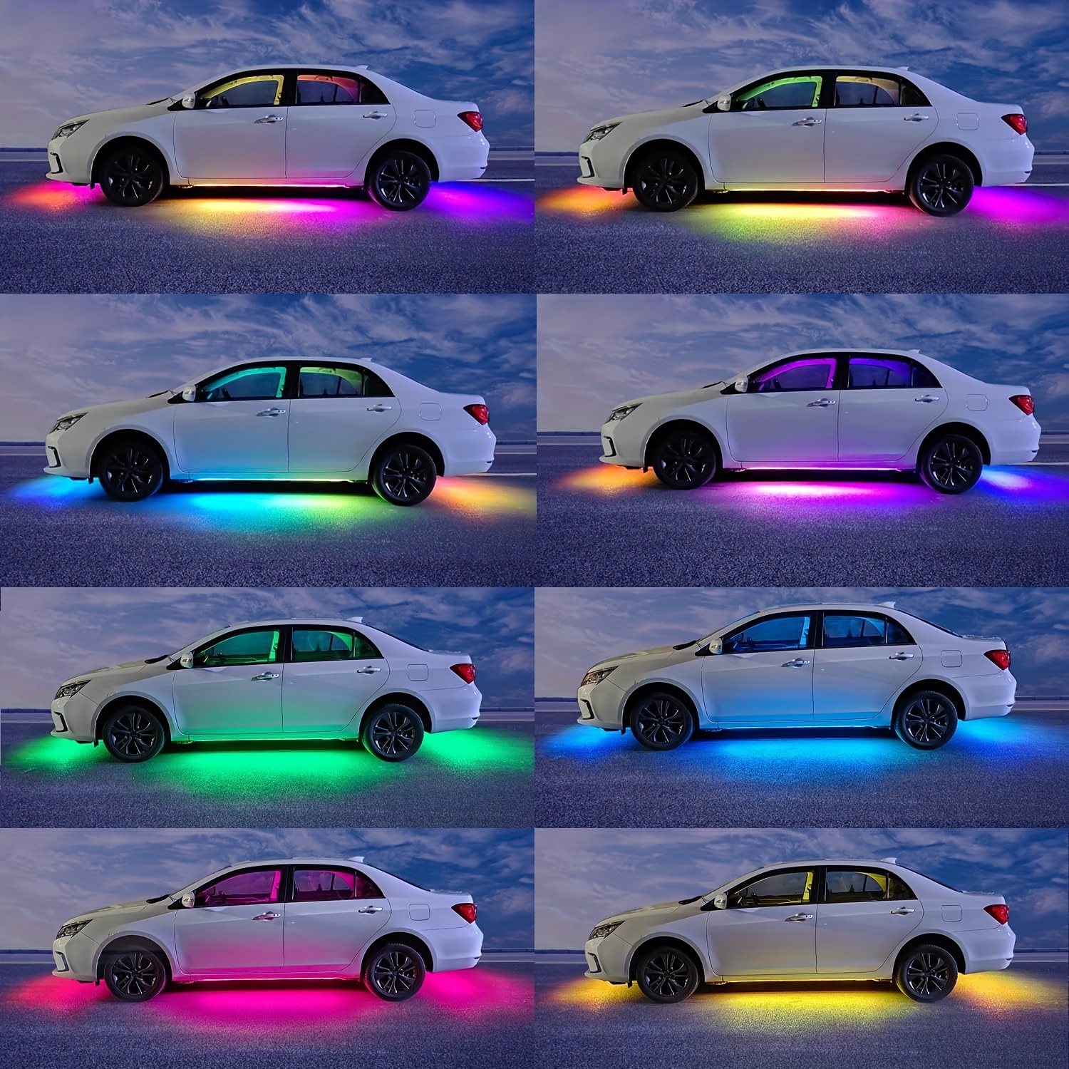 RGB Flexible Car Underglow Lig - Rgb Underglow Strip ulasan dan harga